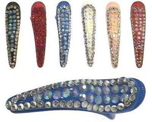 Becco acrilico strass cm. 10