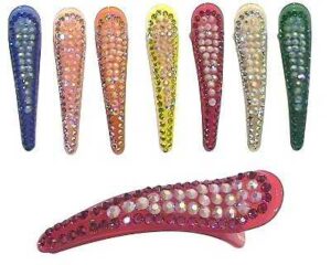 Becco acrilico strass cm. 6,5