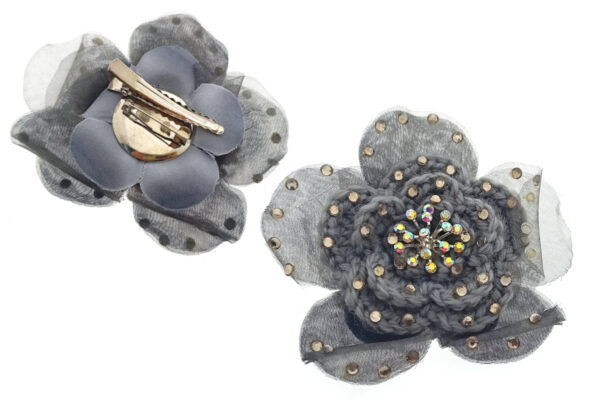 Becco fiore con strass