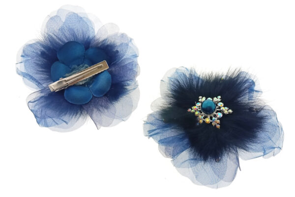 Becco fiore strass