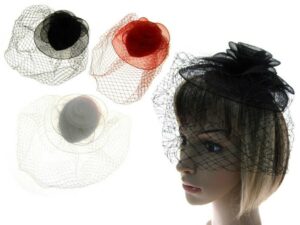 Cappellino cerimonia piccolo con rete
