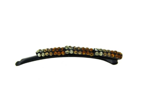 Forcina nera strass cm. 6