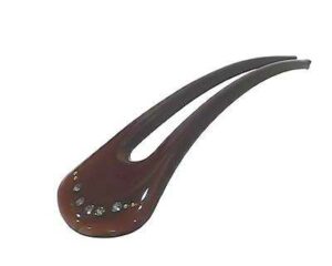 Forcella demy con strass cm. 12,5