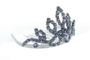 Mini diadema strass con fianchino