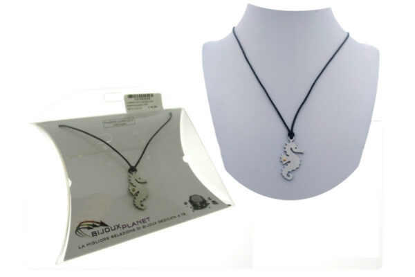 Collana con ciondolo cav. marino acciaio 316L