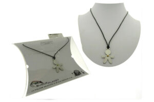Collana con ciondolo bambino acciaio 316L