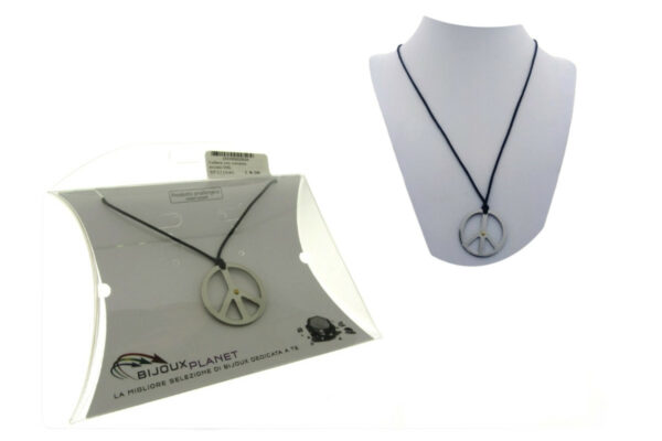 Collana con ciondolo acciaio 316L