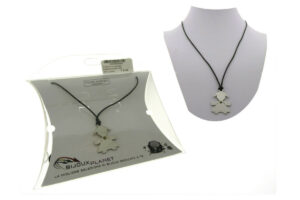 Collana con ciondolo bambina acciaio 316L