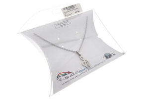 Collana acciaio con ciondoli vari
