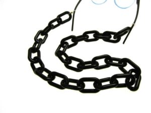 Catena collana per occhiali maglie acrilico grandi