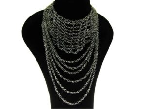 Collana lunga catene multifilo