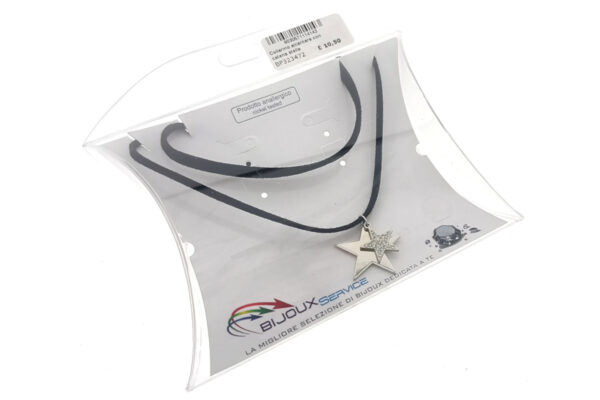 Collarino alcantara con stella