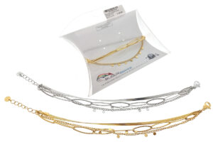 Bracciale 3 maglie acciaio - ACCIAIO 316L