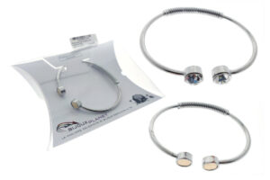 Bracciale filo metallo con molla acciaio