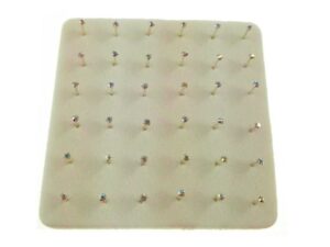 Nasino micro strass boreale graff. mm. 0,7 box pz.36
