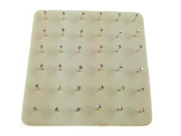 Nasino micro strass boreale graff. mm. 0,7 box pz.36