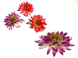 Clic clac fiore tessuto cm. 5