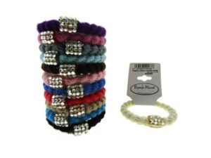 Elastico colorato strass