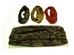 Fascia bandana dorata