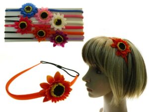 Fascia/cerchietto con fiore