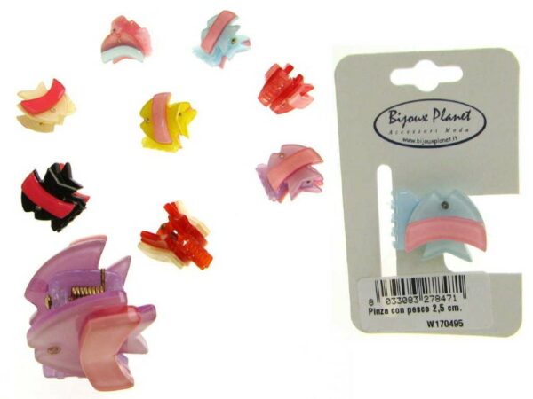 Pinza con pesce 2,5 cm.