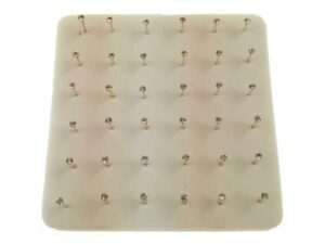 Nasino micro strass mm. 0,7 graff. box pz.36
