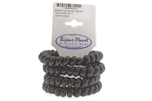 Elastico torciglione gomma nero blister pz. 4