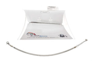 Bracciale maglia acciaio piatta mm. 3