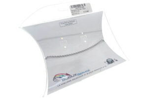 Cavigliera acciaio maglia torcion 2 mm